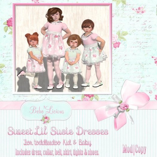 ~Bebe'Licious~ Sweet Lil Susie {Pink} Boxed
