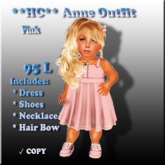 **HC** Anne Outfit - Pink