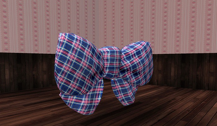 Blue_check-pattern_Ribbon