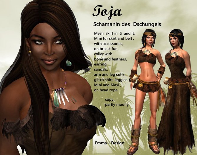 ModeTafel Toja Shaman Jungle