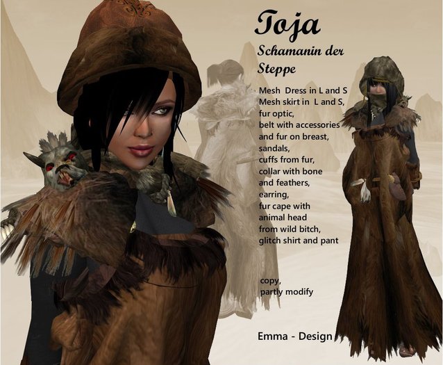 Modetafel Toja Shaman north