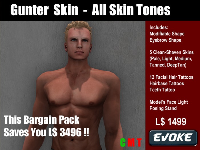 Gunter Skins (All Tones) PROMO!
