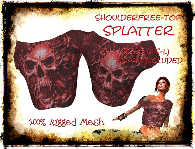 RpR Shoulder-Top Splatter - boxed
