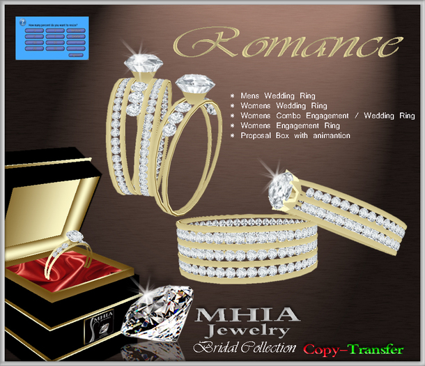 [MHIA] Romance - Wedding Ring Set Gold