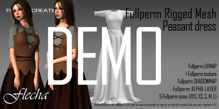 FLECHA peasant dress DEMO