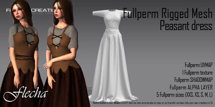 FLECHA peasant dress fullperm