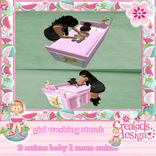 (baby) girl changing table