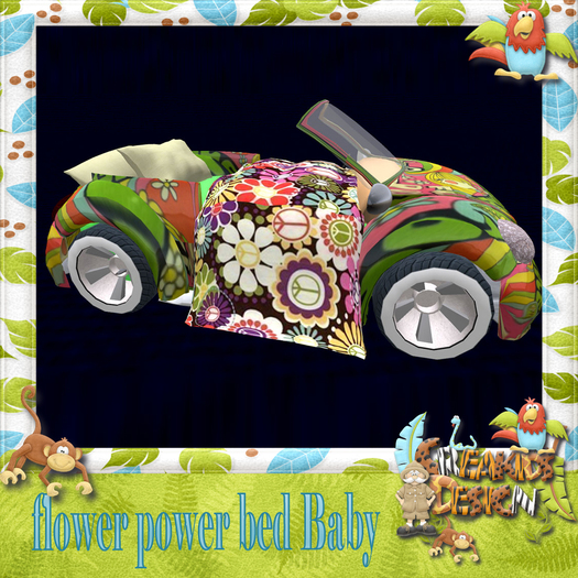 flower power bed Baby