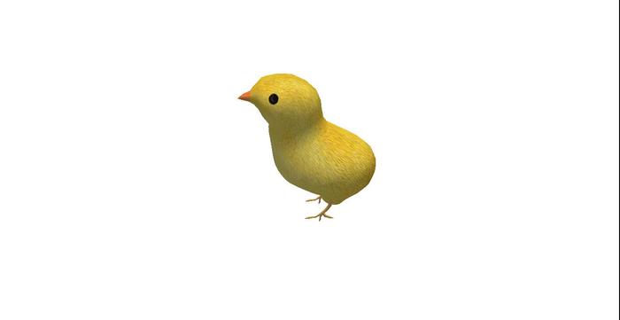 Animated Chick 4 Prims Hops All Around