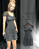 Asteria Creations - Almina Mesh Mini Dress - Dark Grey