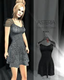 Asteria Creations - Almina Mesh Mini Dress - Black