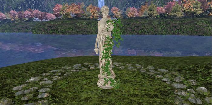 Garden Maiden Statue
