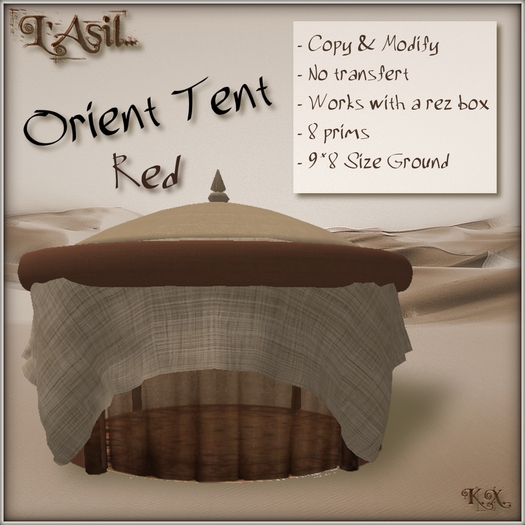Orient Tent Red