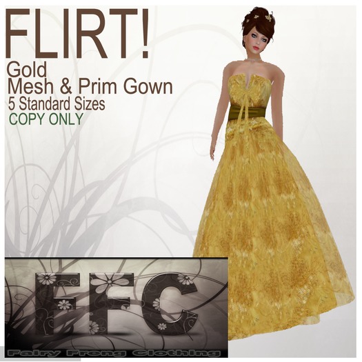 FLIRT! Gold Gown