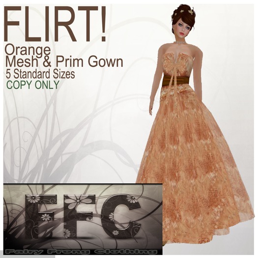 FLIRT! Orange Gown