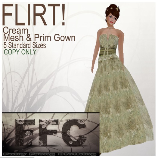 FLIRT! Cream Gown