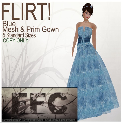 FLIRT! Blue Gown