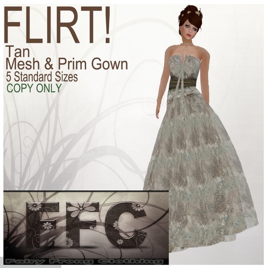 FLIRT! Tan Gown