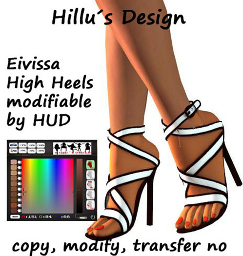 Eivissa High Heels Sandals black