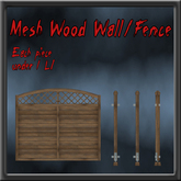 FCD Mesh Wood Wall / Fence Set