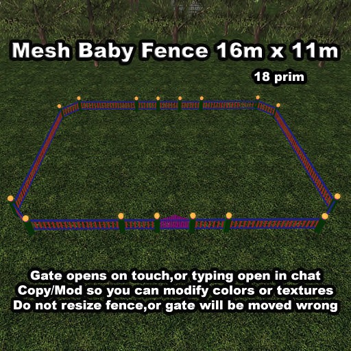 Mesh Baby Fence  16x11