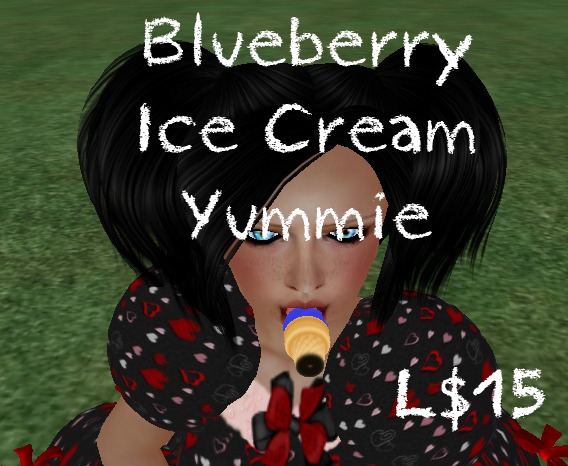 blueberry ice cream yummie