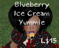 blueberry ice cream yummie