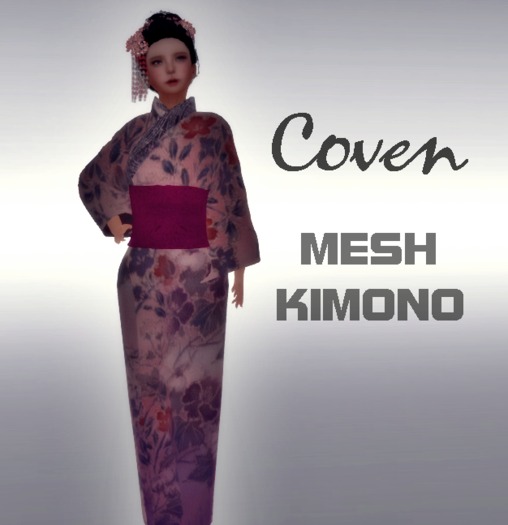 coven kimono flowers