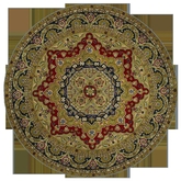 Indian round  Rug 4