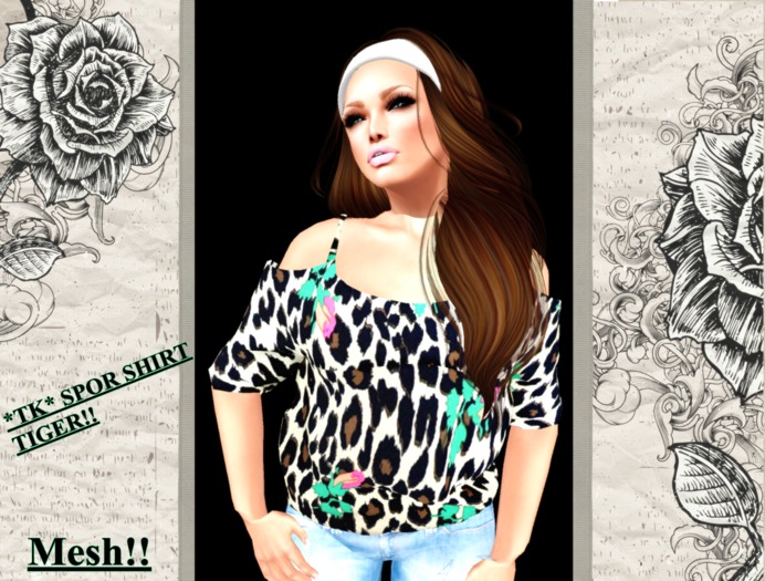 *TK* SPOR SHIRT TIGRE BOX