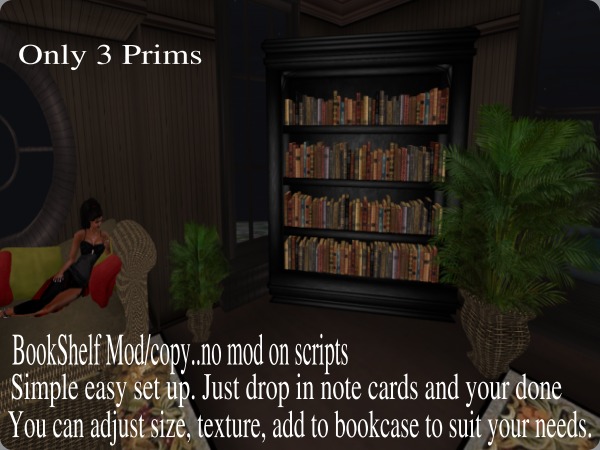 Book Case w/ Menu