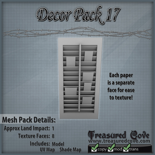 -TC- Decor Pack 17 Mesh 50% Discount!!