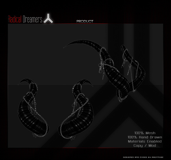 .:RD:. Black Chained Horns DEMO Boxed