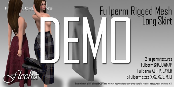 FLECHA long skirt demo