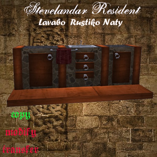 Lavabo Rustiko Naty