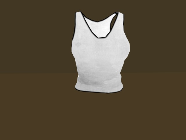 ][Mel's][Tank Top - White