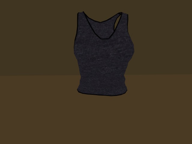 ][Mel's][Tank Top - Black (PETITE)