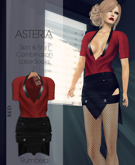 Asteria Creations - Rumbera Mini Dress - Red