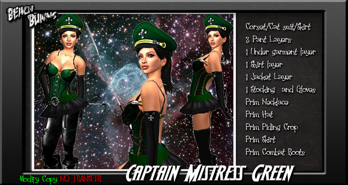 BB. Captain Mistress (Green)