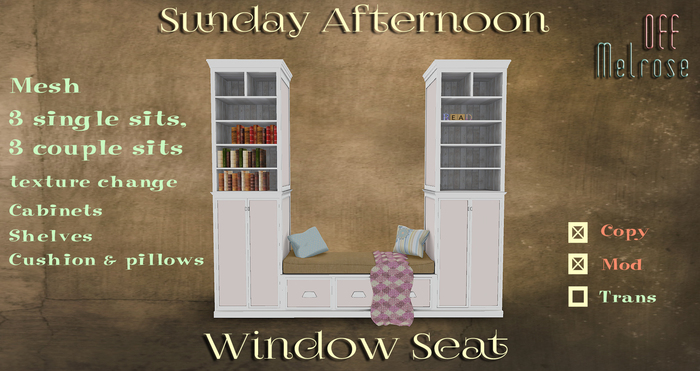[offM] Sunday Afternoon Window Seat - Boxed