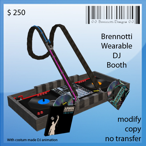 Brennotti Designs Wearable DJ Booth
