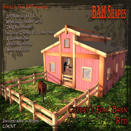 mesh barn red
