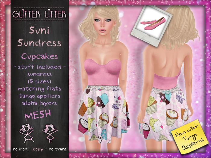 - Glitter Litter - Suni Sundress Cupcakes