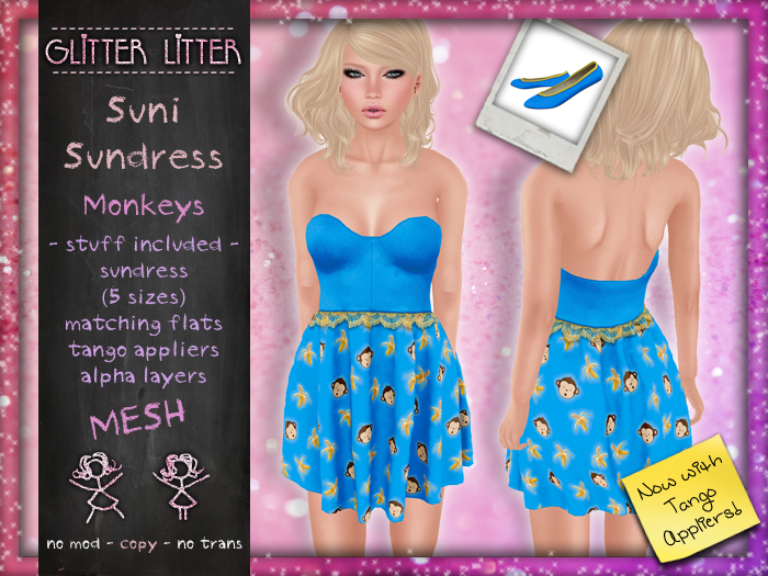 - Glitter Litter - Suni Sundress Monkeys