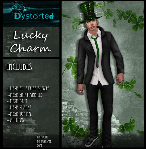 .:Dystorted:.Lucky Charm White/Green -[Box]