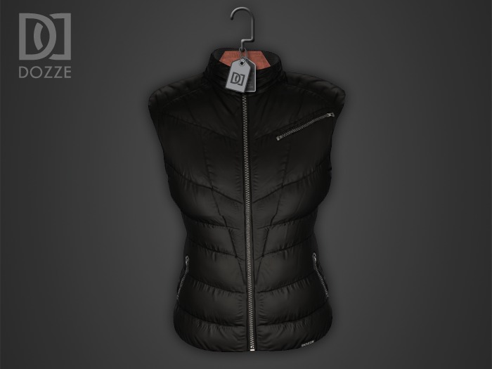 DOZZE - Authentic Nylon Vest (Black)