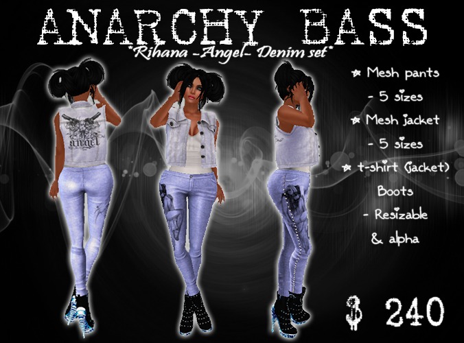[AB] Rihana - Angel- Denim Set 
