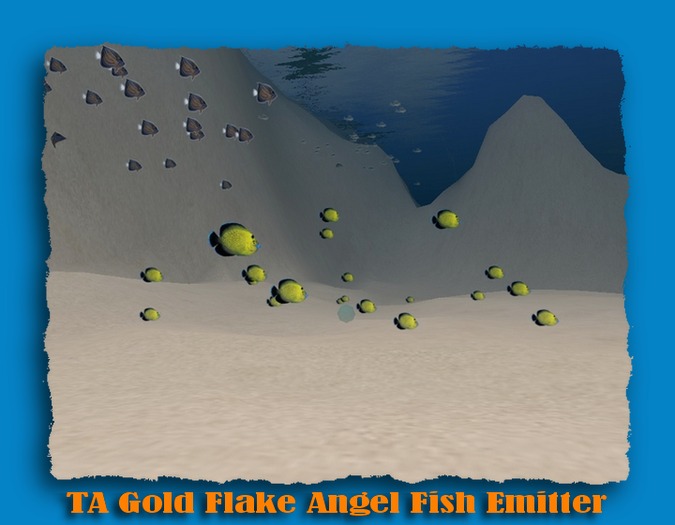 TA Gold Flake Angel Fish Emitter