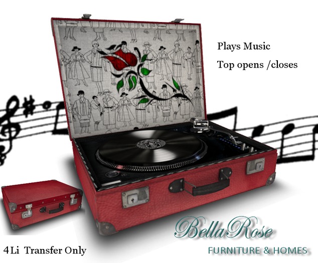 [BR] Vintage Record Player Fashion