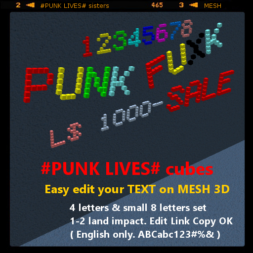 MESH 5x7 dots Font set (copy-mod)